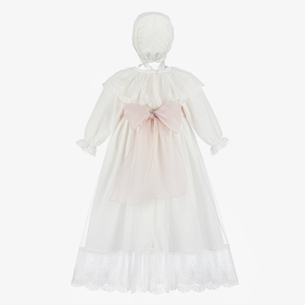 Artesanía Granlei-Girls Ivory Lace Ceremony Dress | Childrensalon Outlet