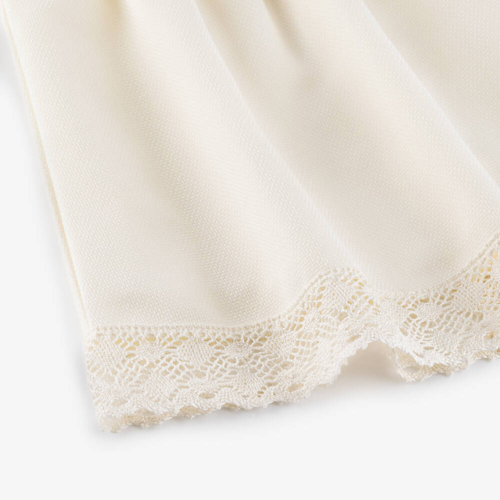 Artesanía Granlei-طقم احتفالي من الدانتيل العاجي للبنات | Childrensalon Outlet