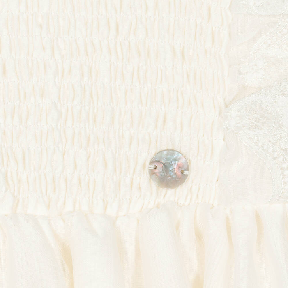 ارتيزانيا  غرانلي-فستان أورغانزا لون عاجي | Childrensalon Outlet