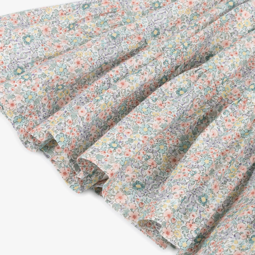 Artesanía Granlei-فستان محبوك باللون الخزامى للبنات مع نقوش زهرية | Childrensalon Outlet