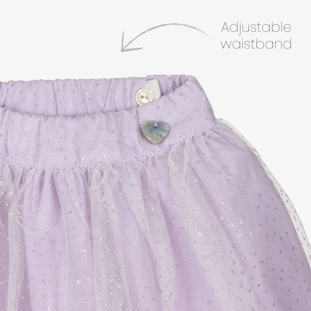 Artesanía Granlei-Girls Lilac Tulle Outfit Set | Childrensalon Outlet