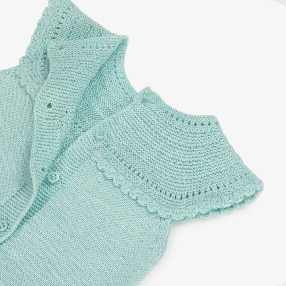 Artesanía Granlei-Мятный вязаный комплект для девочек | Childrensalon Outlet