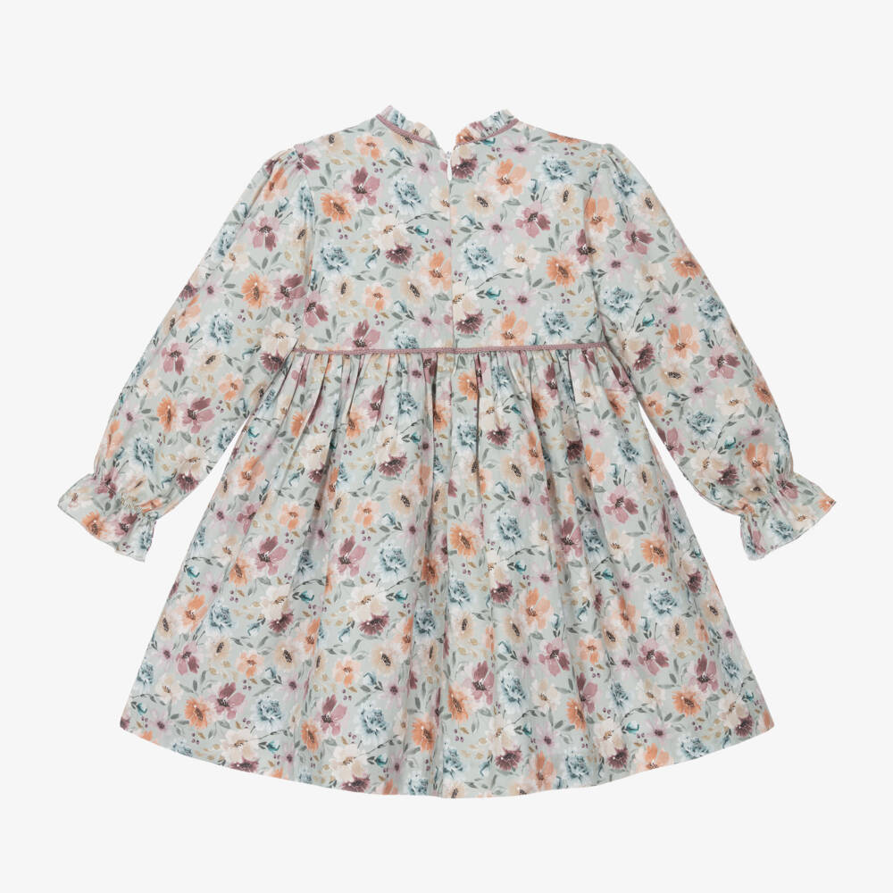 Artesanía Granlei-Girls Pastel Floral Cotton Dress | Childrensalon Outlet