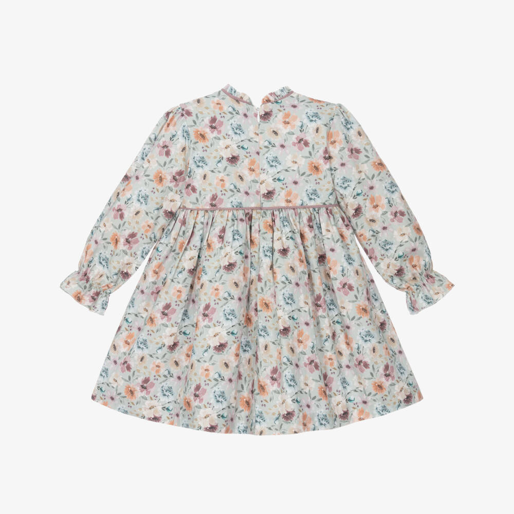 Artesanía Granlei-Girls Pastel Floral Cotton Dress | Childrensalon Outlet
