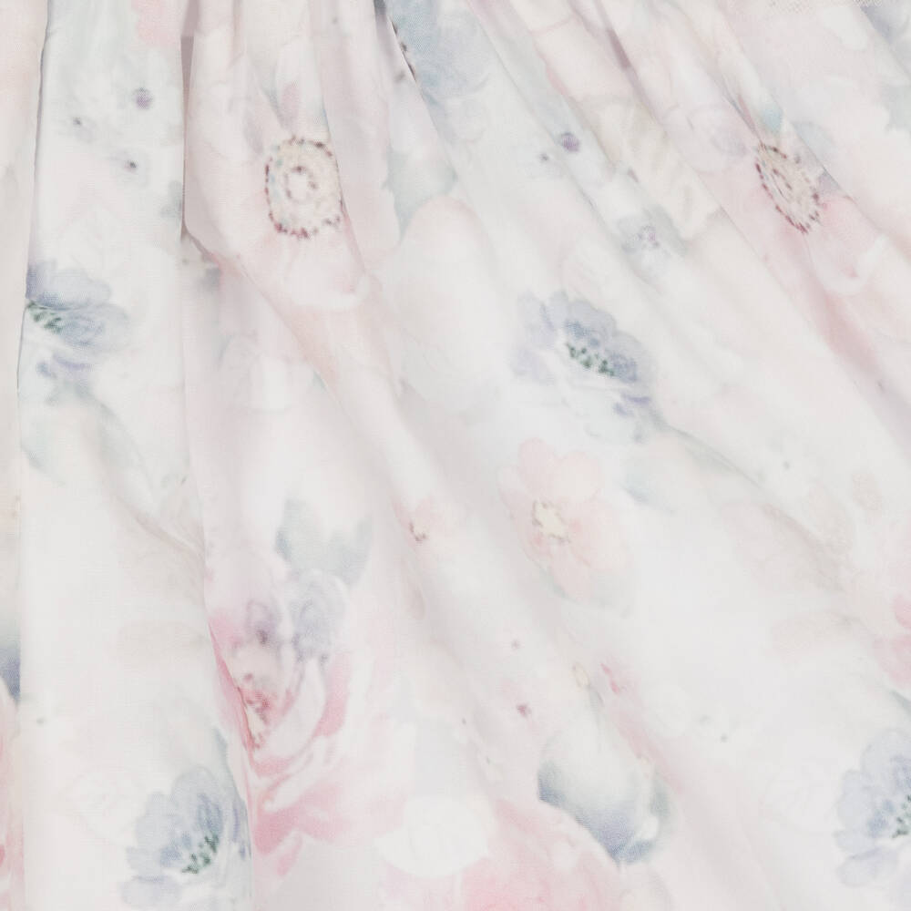 Artesanía Granlei-فستان قطن بوبلين لون زهري وأزرق | Childrensalon Outlet