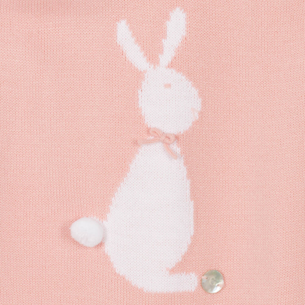 Artesanía Granlei-Топ и розовый полукомбинезон с кроликом для девочек | Childrensalon Outlet