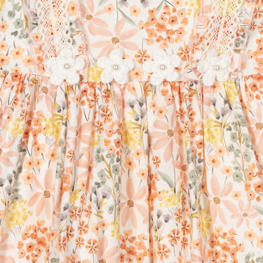 Artesanía Granlei-Girls Pink Floral Dress | Childrensalon Outlet