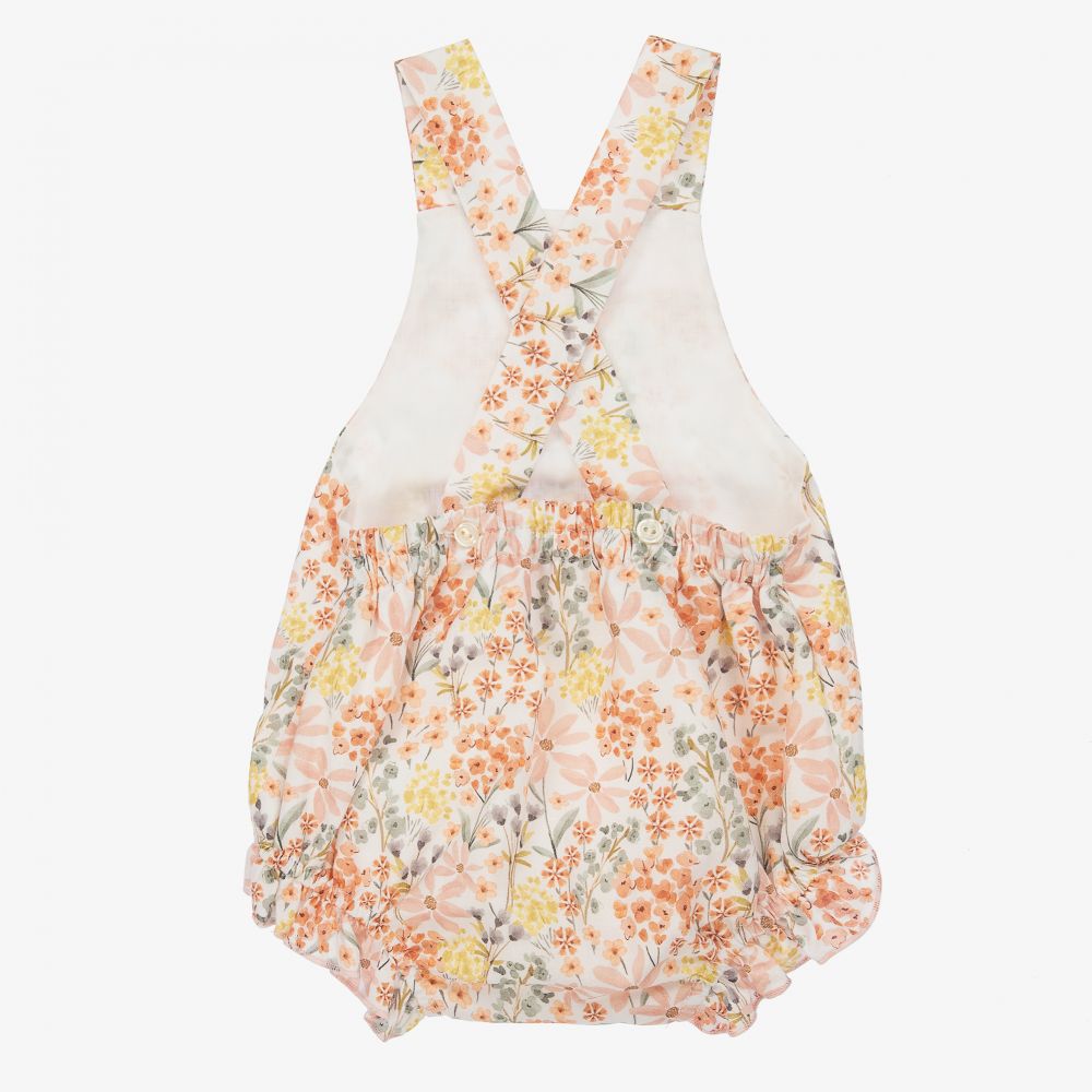 Artesanía Granlei-Girls Pink Floral Shortie  | Childrensalon Outlet
