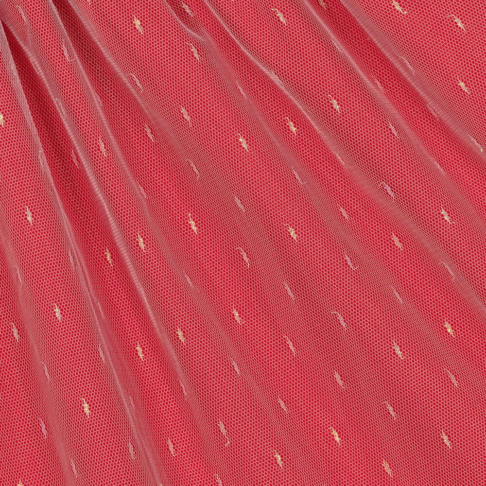 Artesanía Granlei-Girls Red Knit & Tulle Dress | Childrensalon Outlet