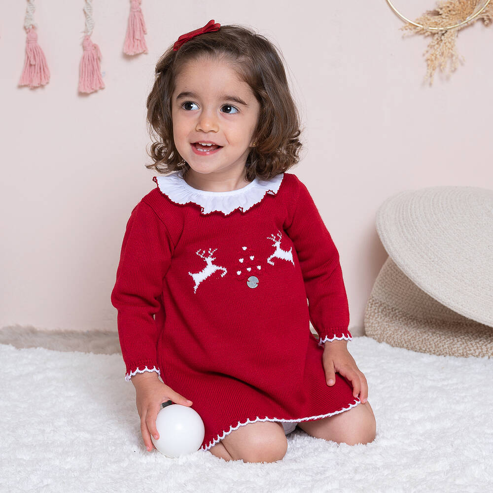 Little girls hotsell knit dresses