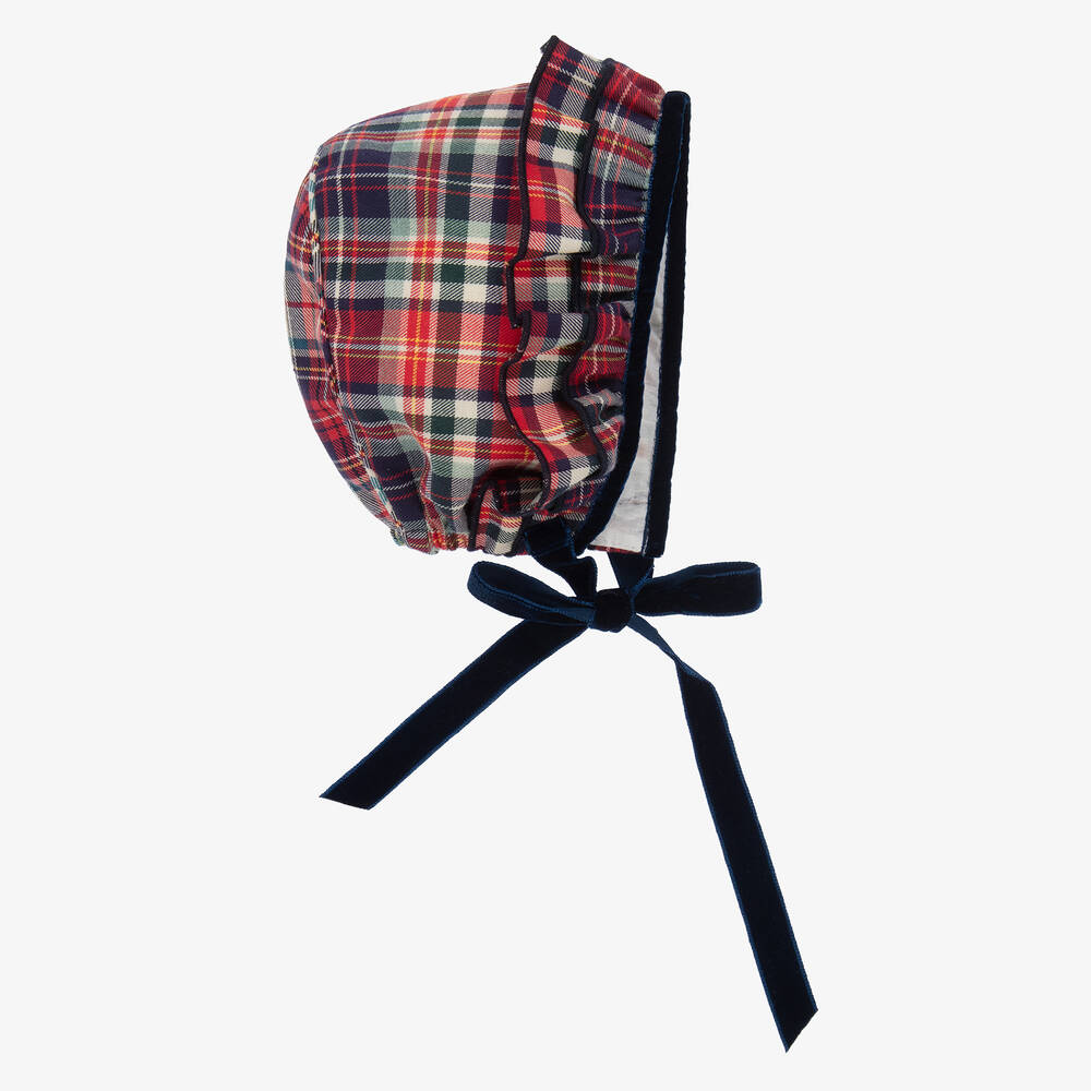 Artesanía Granlei - Bonnet tartan rouge Fille | Childrensalon