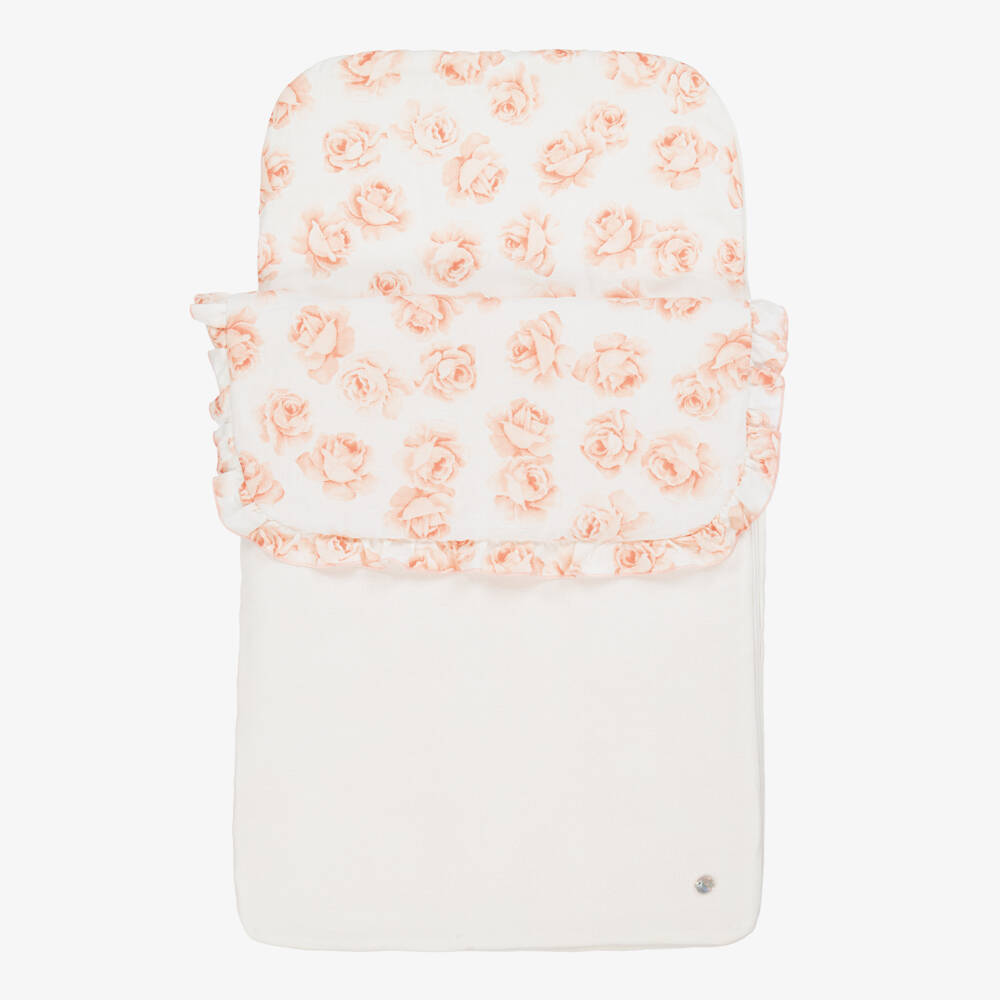 Artesanía Granlei-Girls' Soft Cream Knit Blossom Nest | Childrensalon Outlet