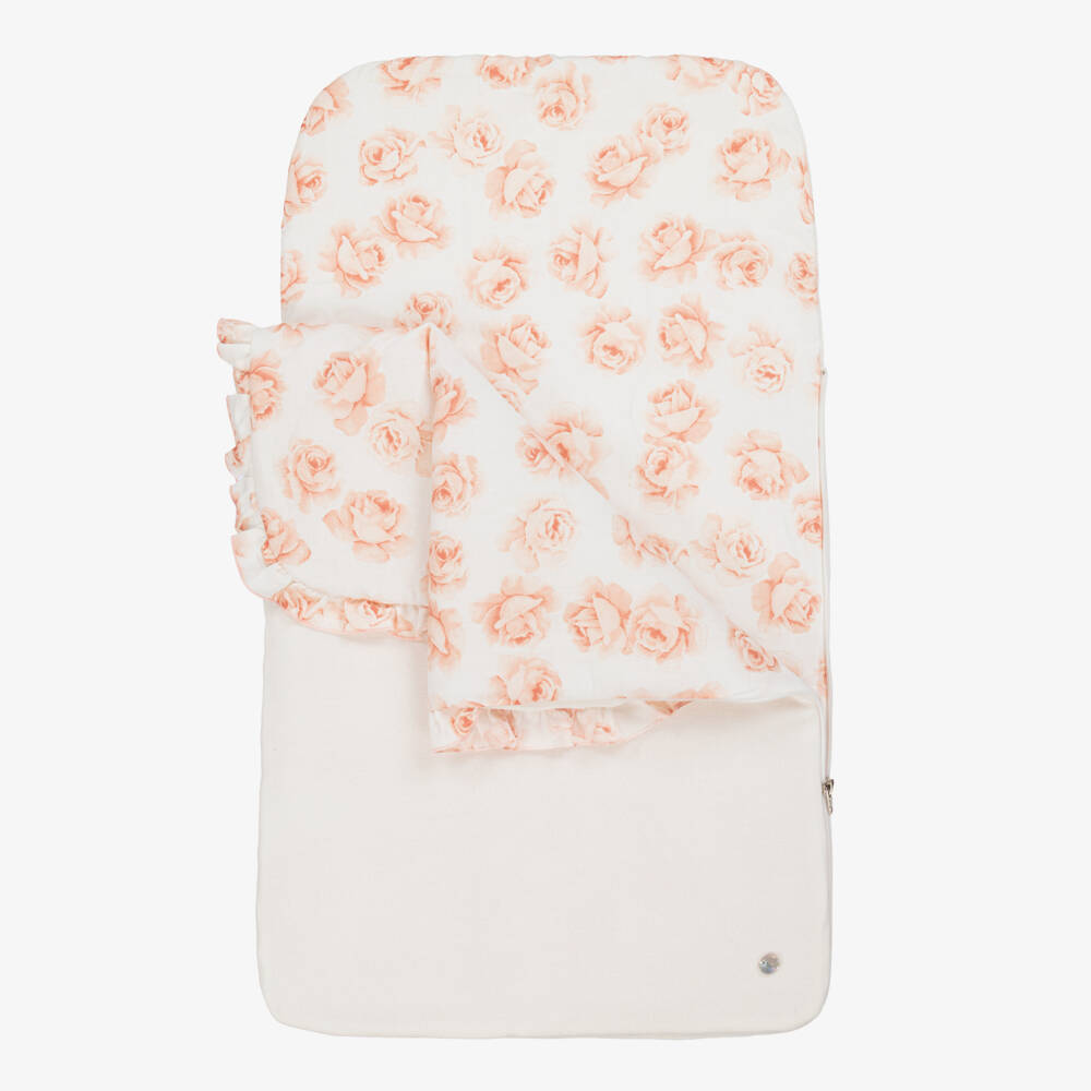 Artesanía Granlei-Girls' Soft Cream Knit Blossom Nest | Childrensalon Outlet