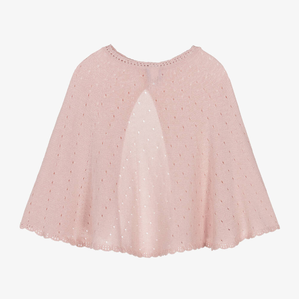 Artesanía Granlei-Мягкий розовый вязаный плед для девочек | Childrensalon Outlet