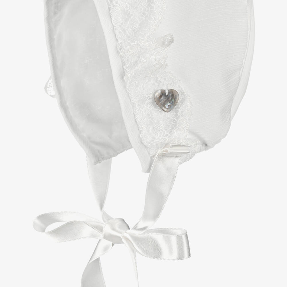 Artesanía Granlei-Girls' White Chiffon Ceremony Ensemble | Childrensalon Outlet