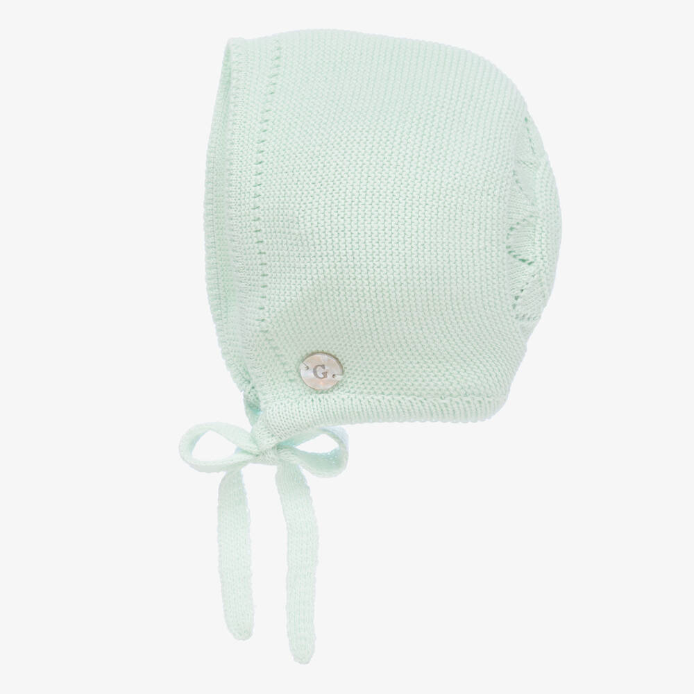 Artesanía Granlei-Зеленый вязаный чепчик для малышей | Childrensalon Outlet