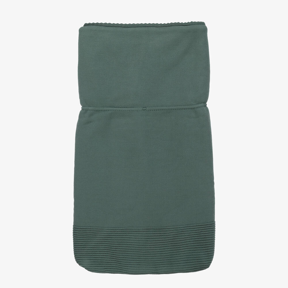 Artesanía Granlei-Green Knitted Baby Nest (72cm) | Childrensalon Outlet