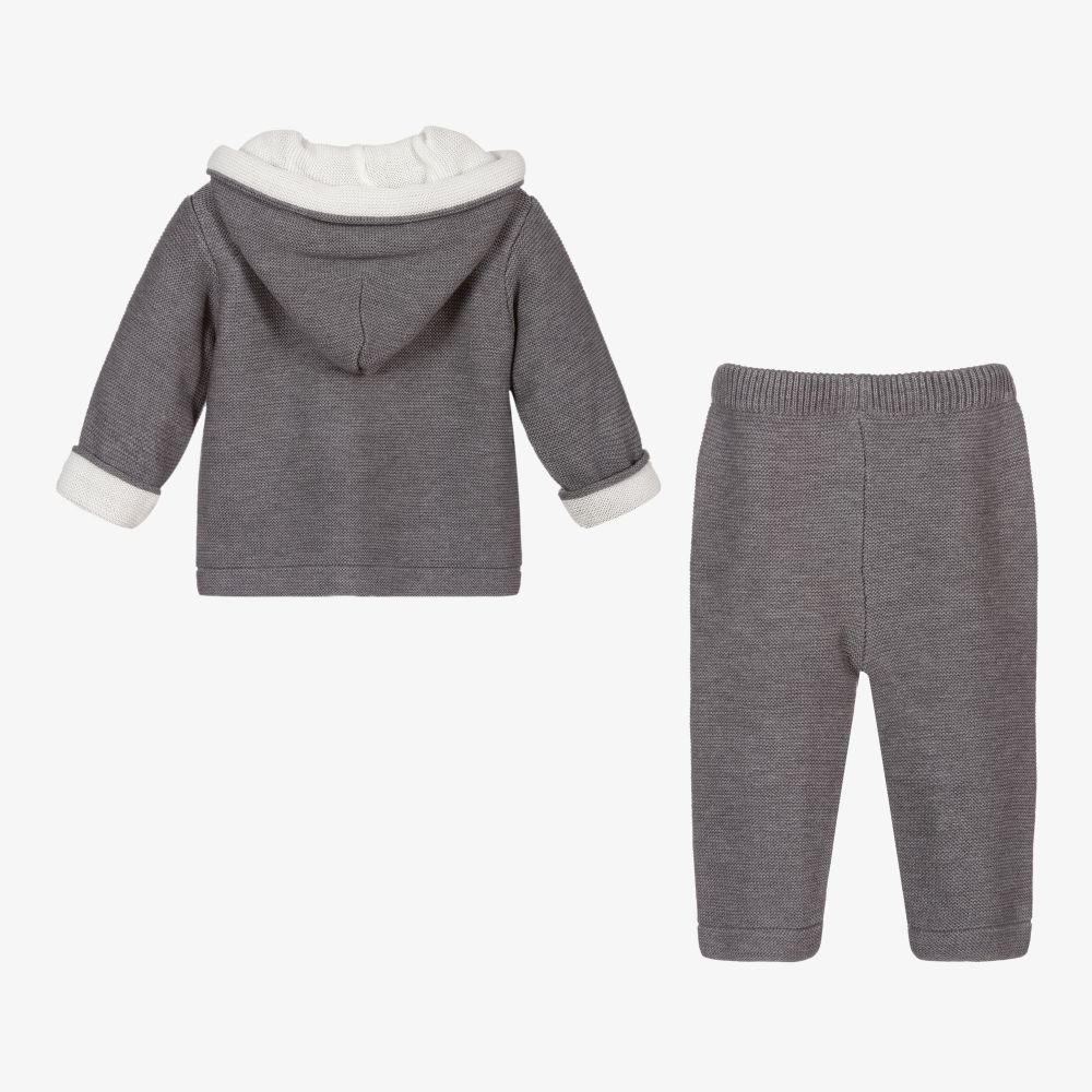 ارتيزانيا  غرانلي-أوفرول للخروج قطعتين أكريليك محبوك لون رمادي للأطفال | Childrensalon Outlet