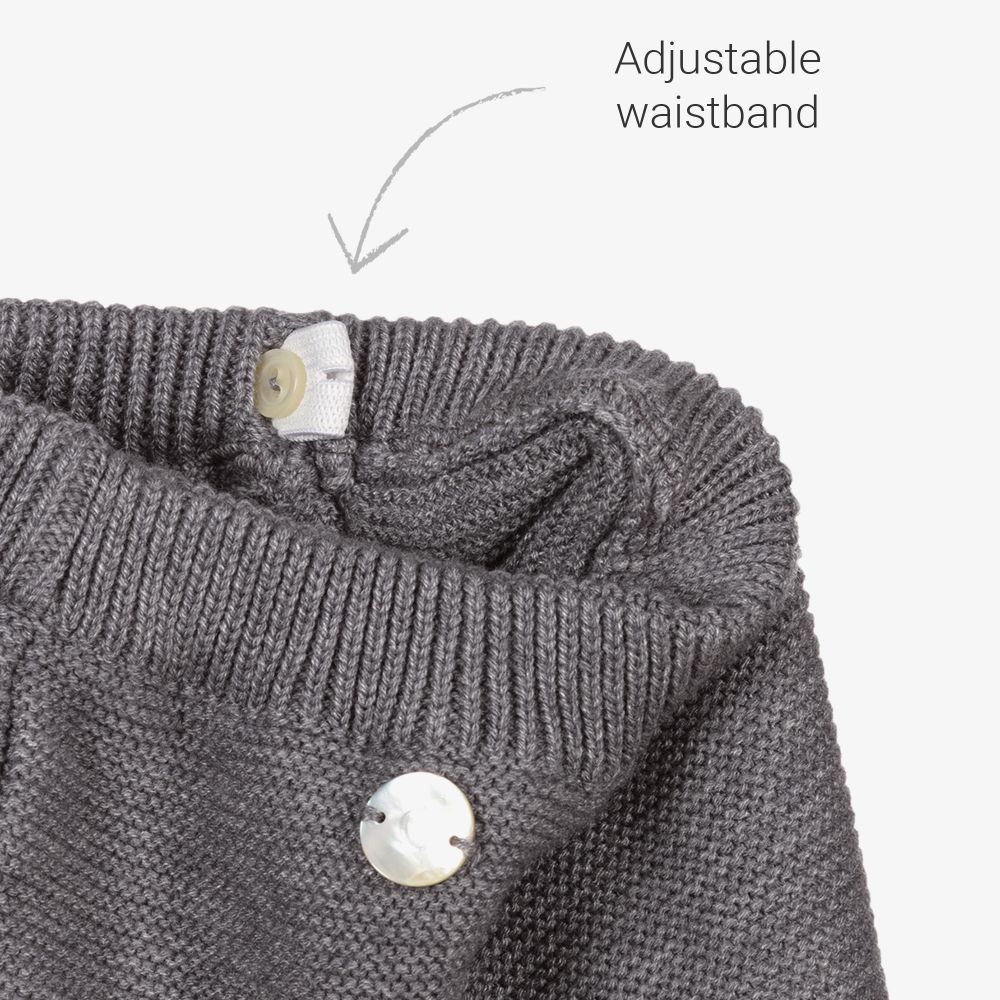 ارتيزانيا  غرانلي-أوفرول للخروج قطعتين أكريليك محبوك لون رمادي للأطفال | Childrensalon Outlet