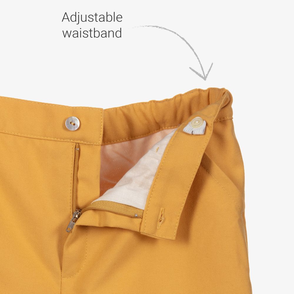 Artesanía Granlei-Grey & Yellow Bunny Shorts Set | Childrensalon Outlet