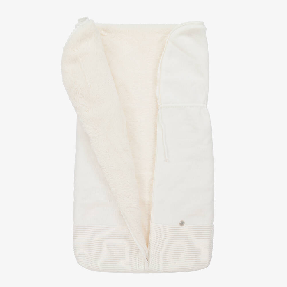 Artesanía Granlei-Ivory Knitted Baby Nest (72cm) | Childrensalon Outlet