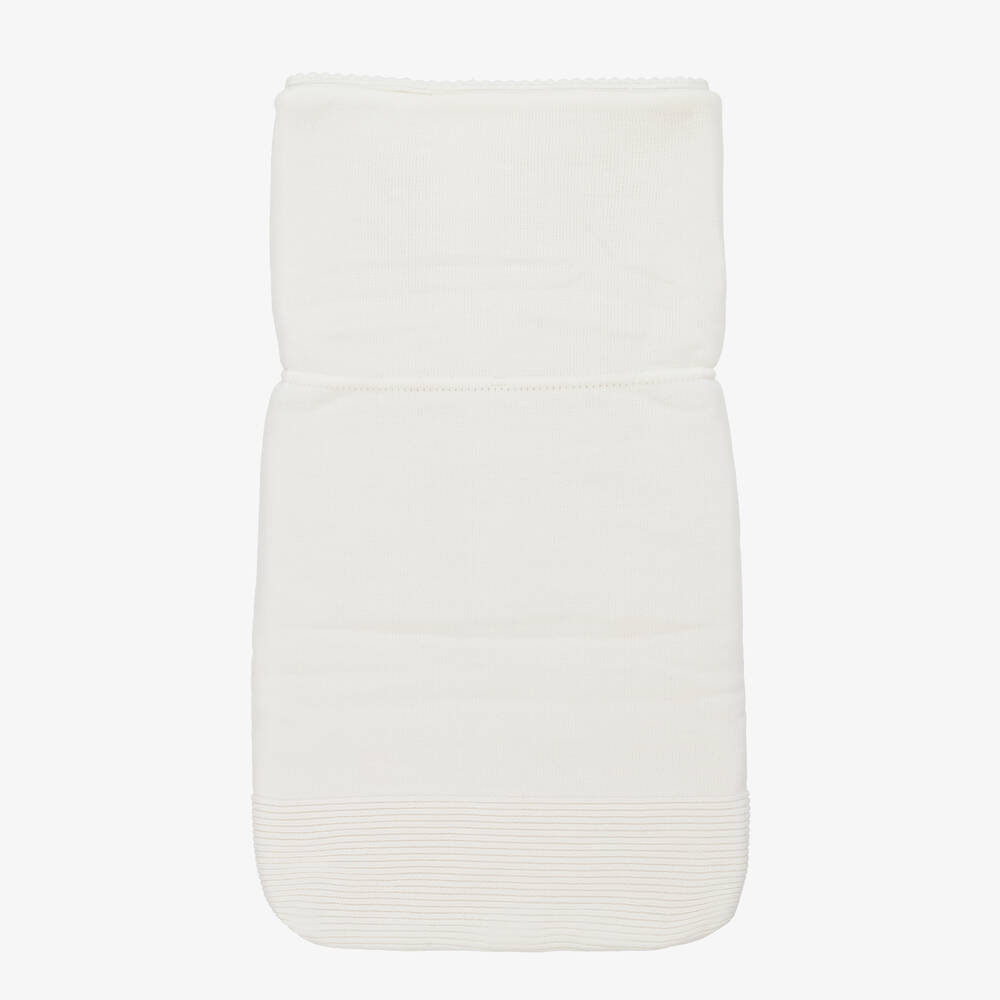 Artesanía Granlei-Ivory Knitted Baby Nest (72cm) | Childrensalon Outlet