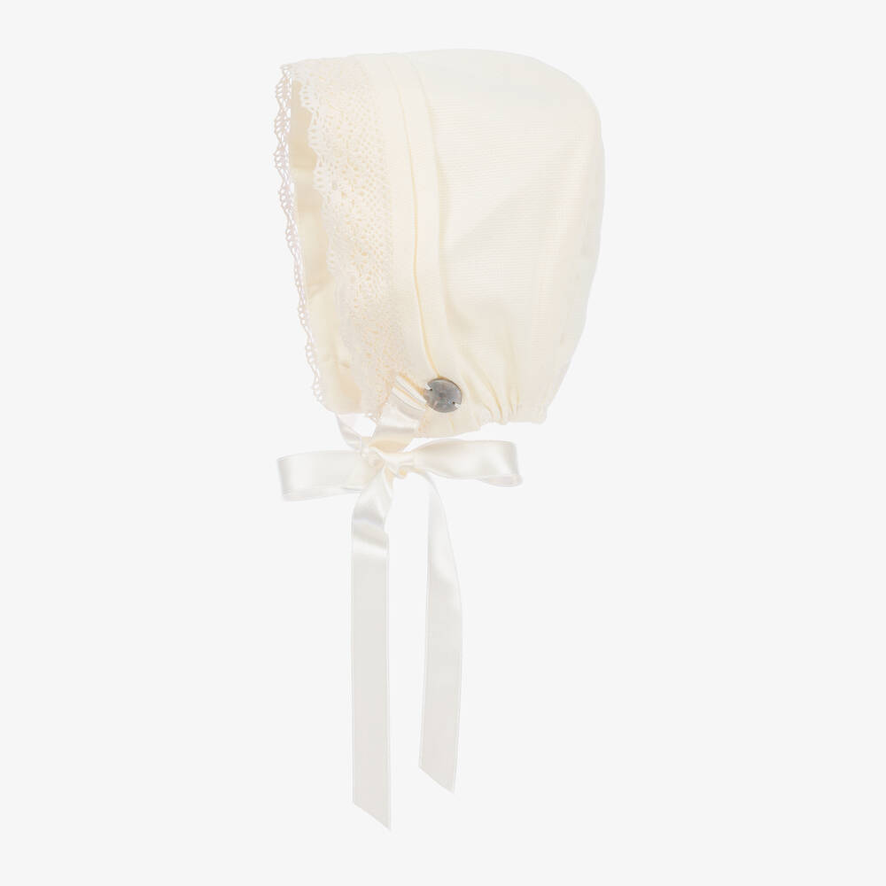rn　Bonet et Bonet Geraldine Vintage Lace Baby Bonnet (U.S. National Park Service)