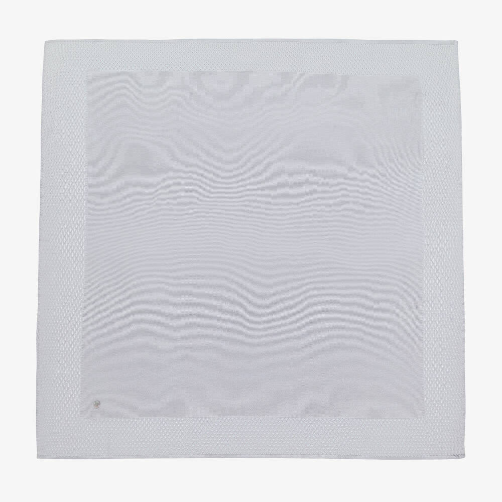 Artesanía Granlei - Серое трикотажное одеяло (104см) | Childrensalon
