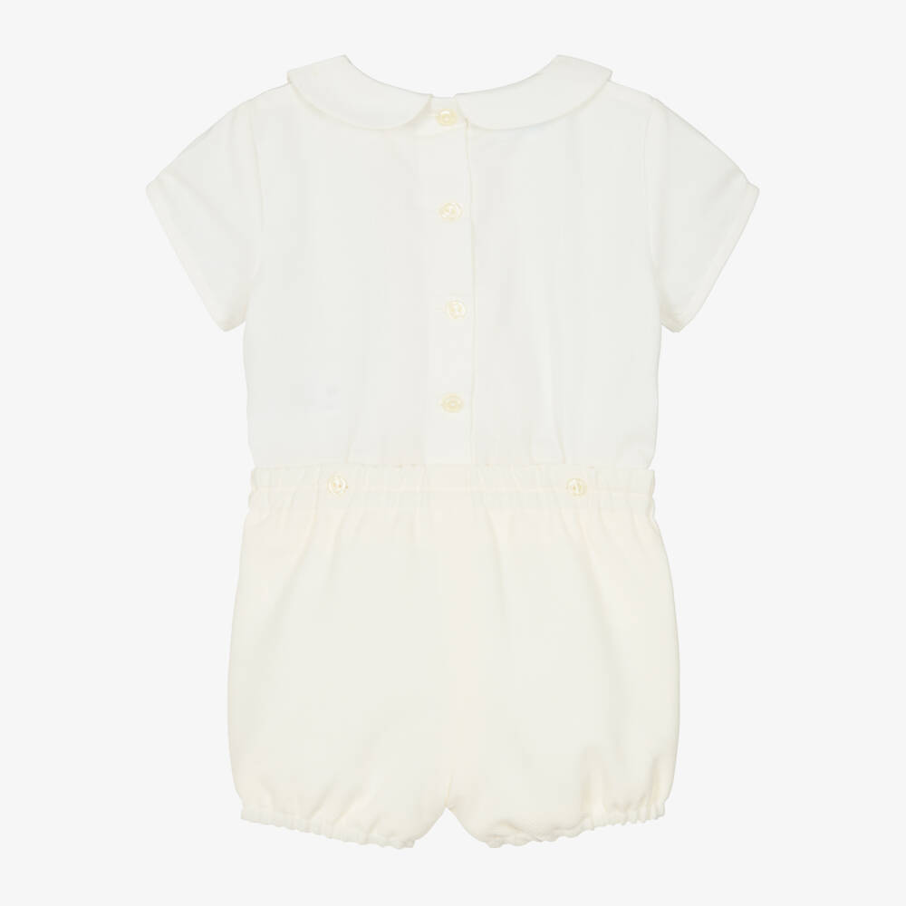 Artesanía Granlei-Little Gents Ivory Buster Ensemble | Childrensalon Outlet