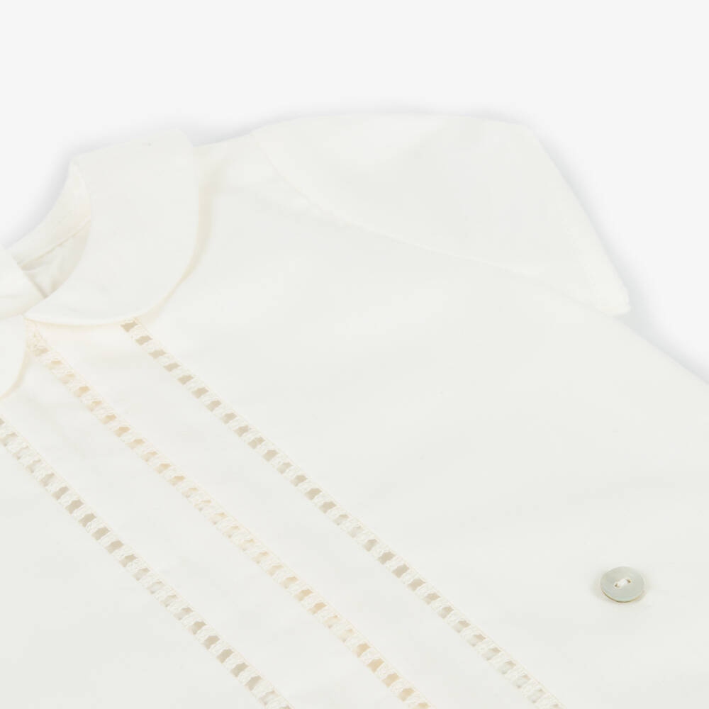 Artesanía Granlei-Little Gents Ivory Buster Ensemble | Childrensalon Outlet