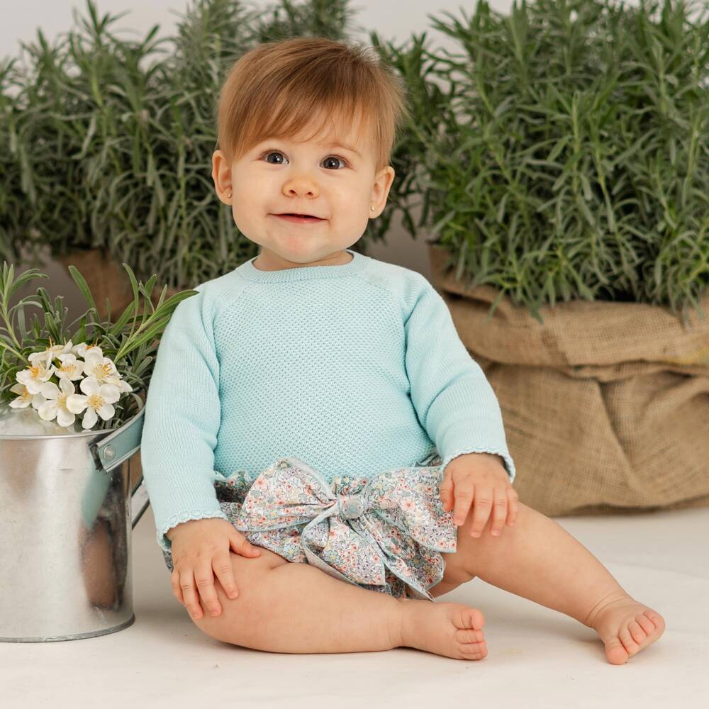 Artesanía Granlei-Little Ladies Mint Blossom Ensemble | Childrensalon Outlet