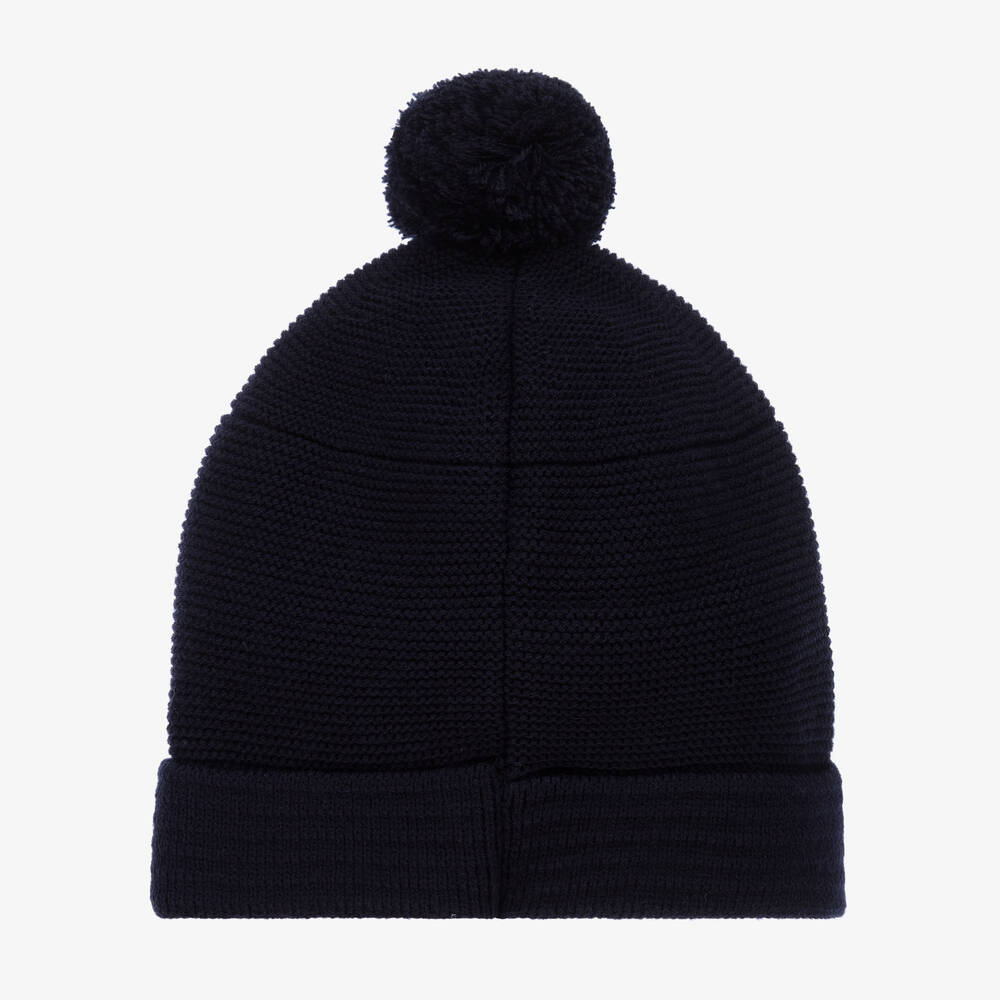 ارتيزانيا  غرانلي-قبعة بوم-بوم محبوكة لون كحلي | Childrensalon Outlet