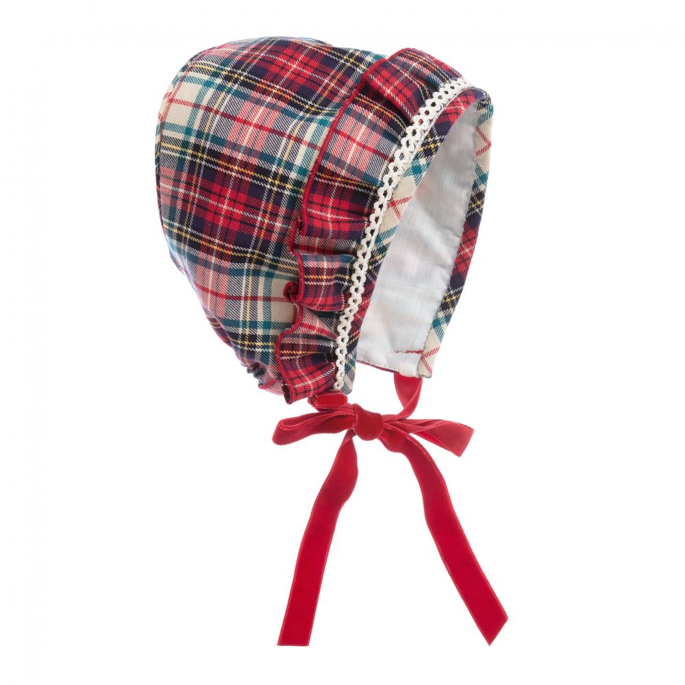 Artesanía Granlei - Красный капор в шотландскую клетку | Childrensalon