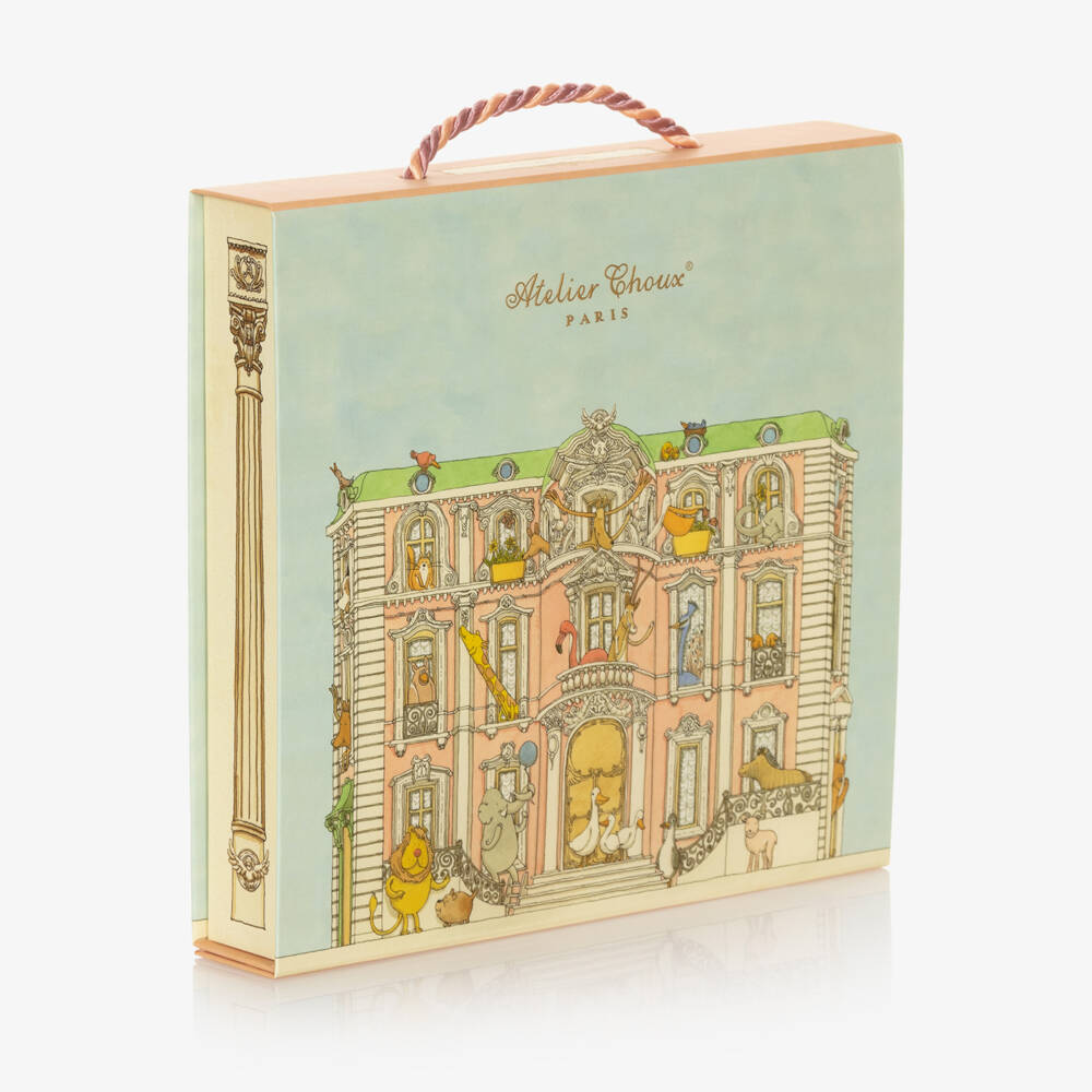 Atelier Choux Paris-Blue Cashmere Blanket (120cm) | Childrensalon Outlet