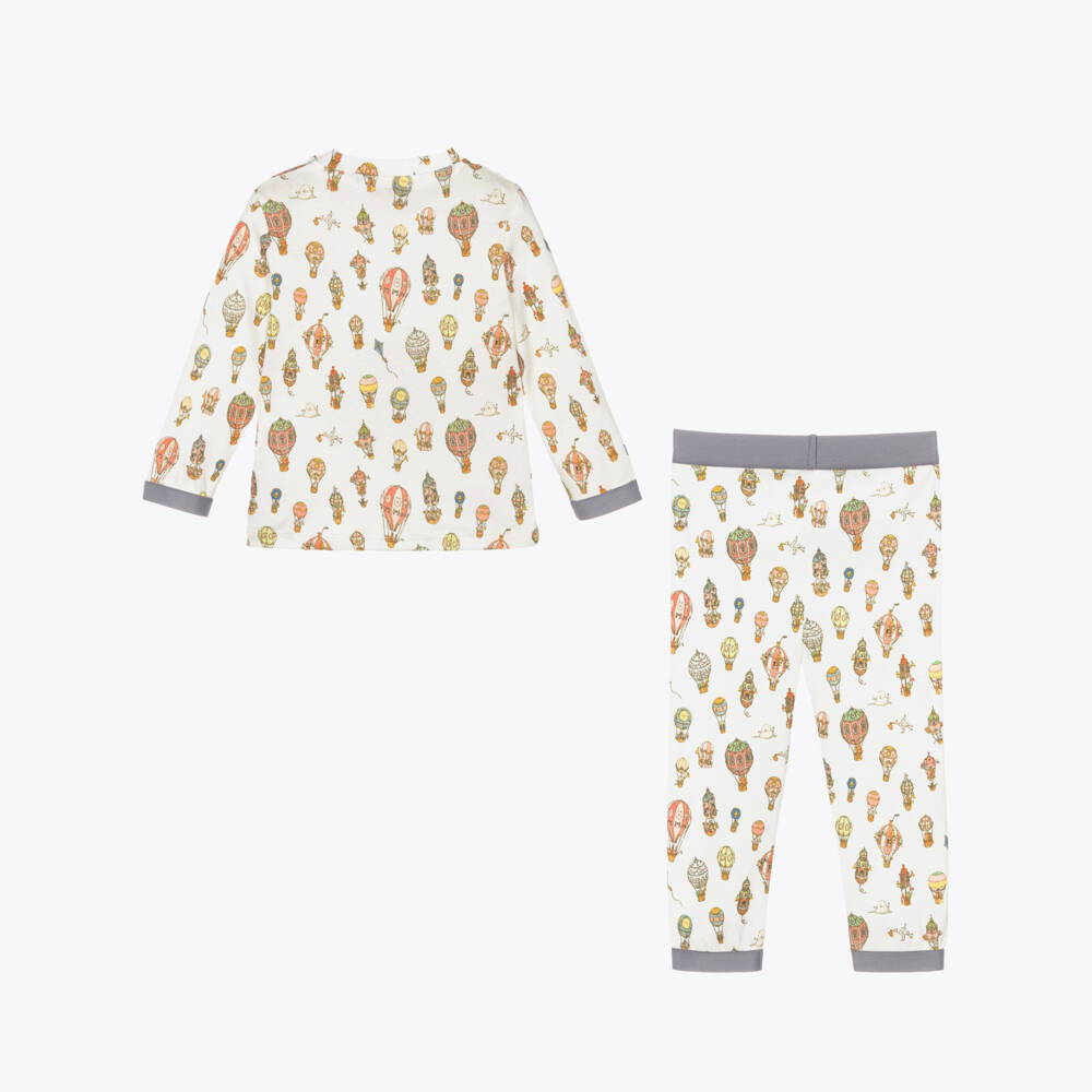 Atelier Choux Paris-Ivory Cotton Balloons Leggings Set | Childrensalon Outlet