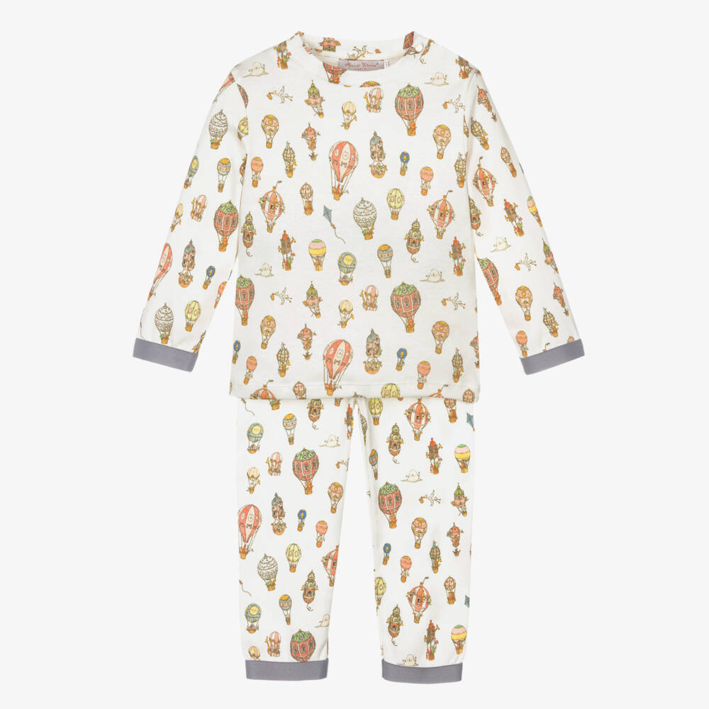 Atelier Choux Paris-Ivory Cotton Balloons Leggings Set | Childrensalon Outlet
