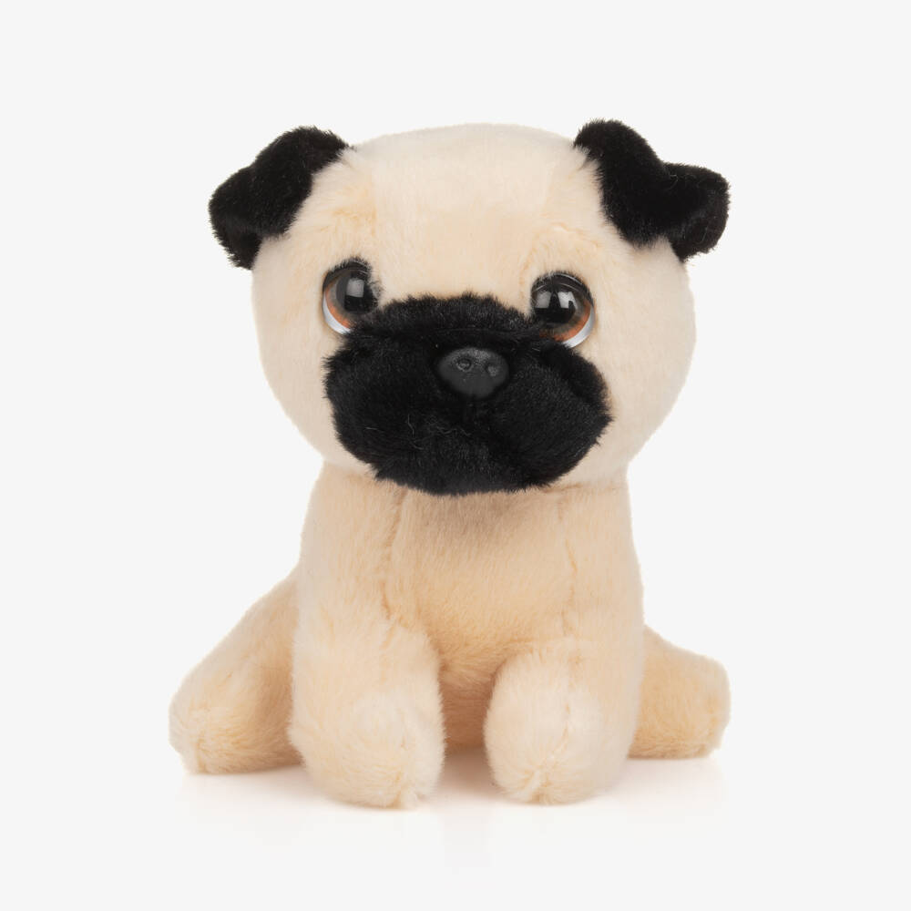 Aurora-Beige Preston Pug Soft Toy (16cm) | Childrensalon Outlet