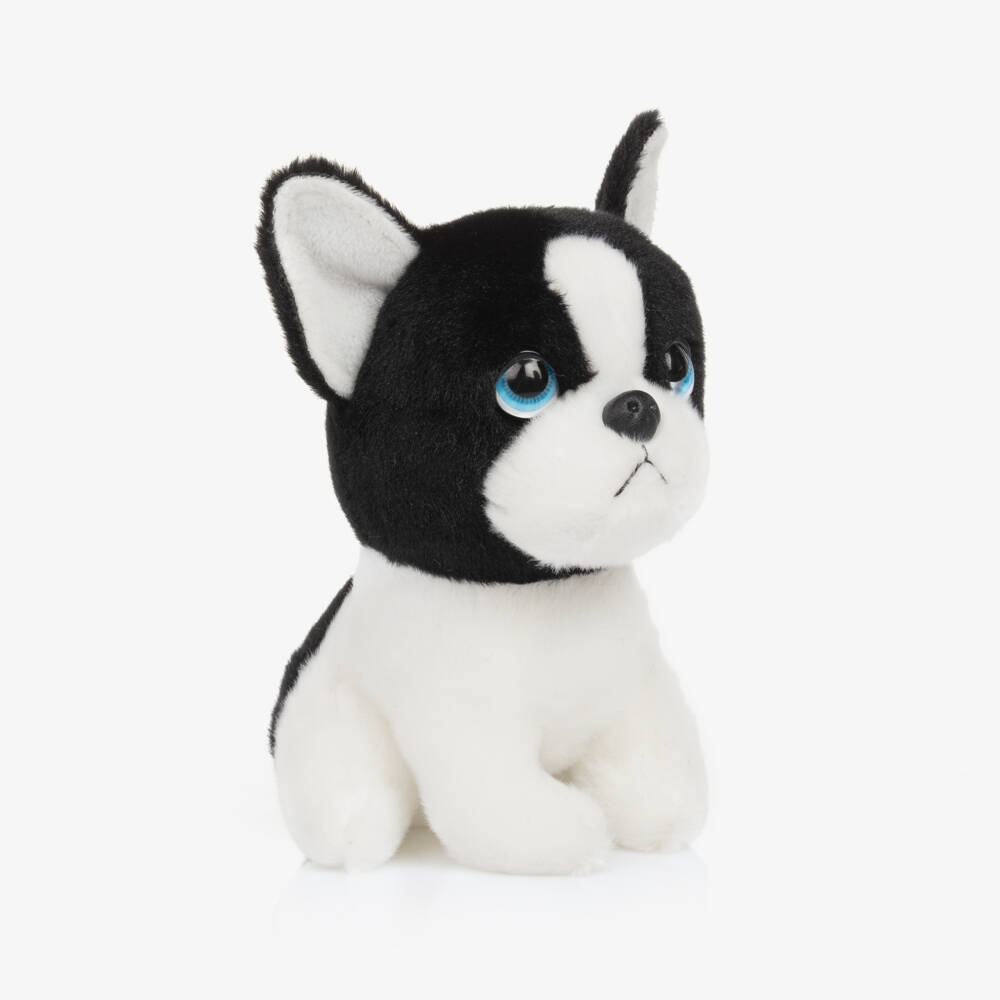Aurora-Black & White Harvard Boston Terrier Soft Toy (16cm) | Childrensalon Outlet