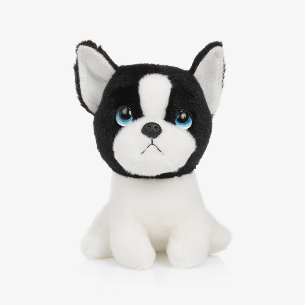 Aurora-Black & White Harvard Boston Terrier Soft Toy (16cm) | Childrensalon Outlet