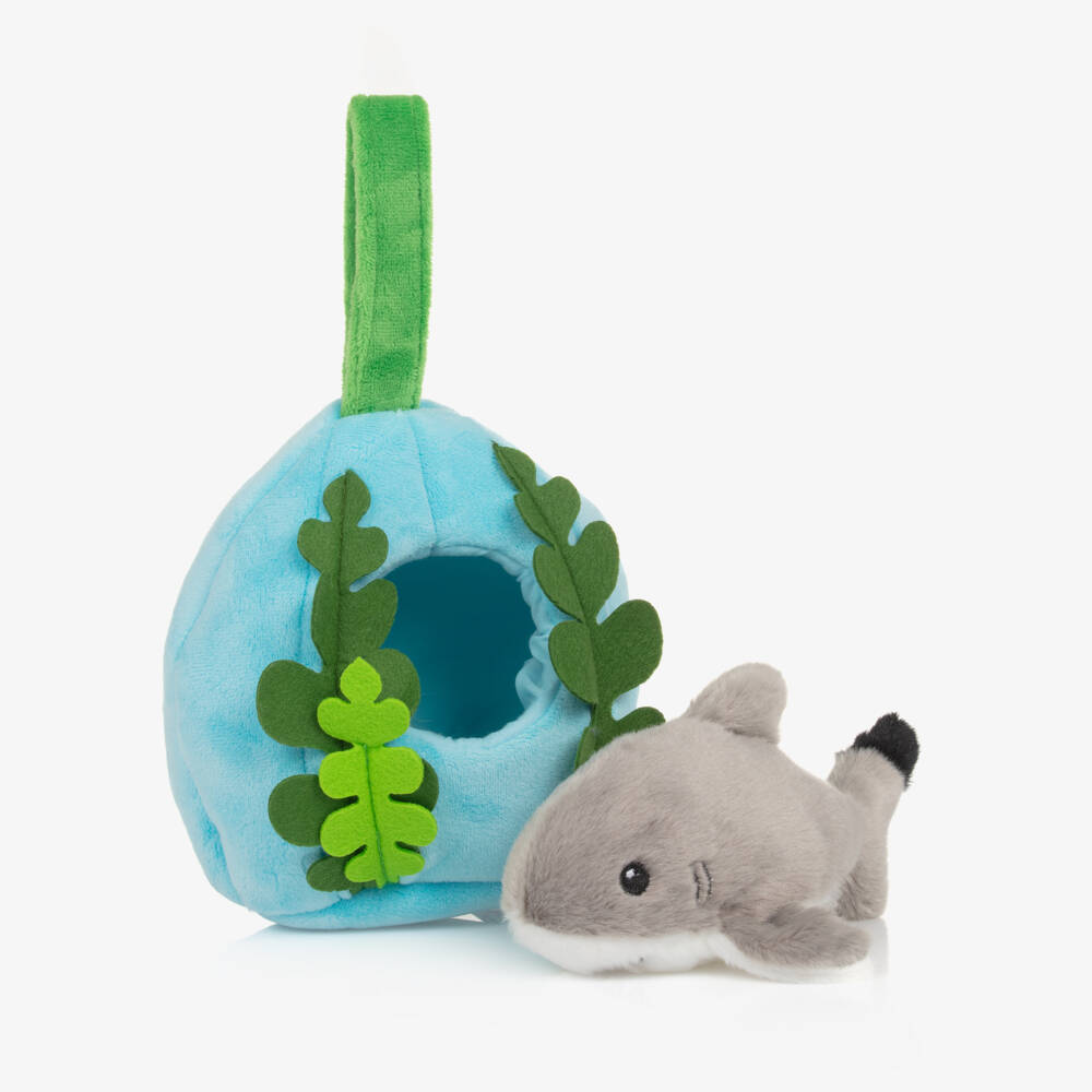 Aurora-Blue Hideouts Reef Shark Soft Toy Set (15cm) | Childrensalon Outlet