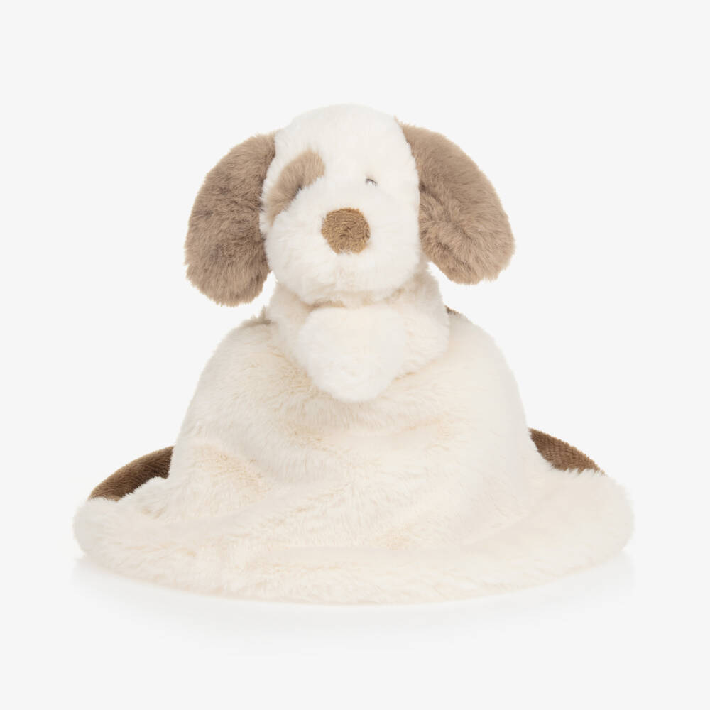 Aurora-Boys Ivory Snuggle Pup Blanket | Childrensalon Outlet