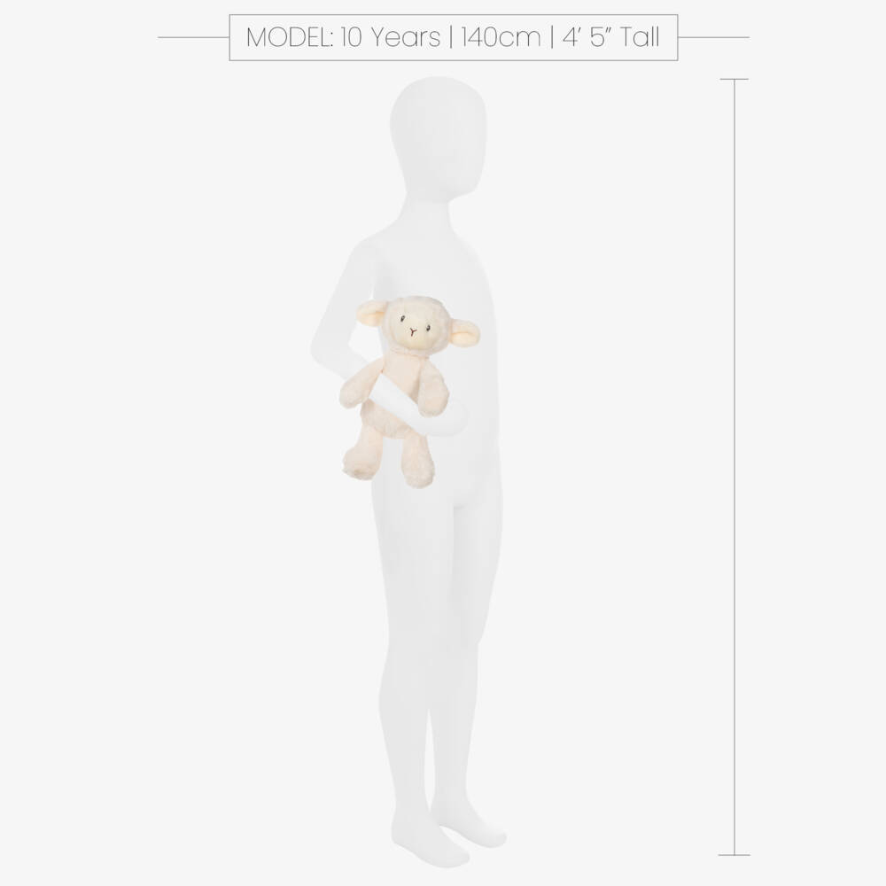 Aurora-Boys Plush Ivory Lamb Companion | Childrensalon Outlet