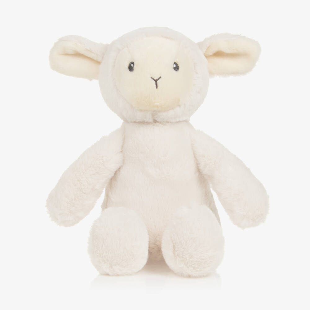 Aurora-Boys Plush Ivory Lamb Companion | Childrensalon Outlet