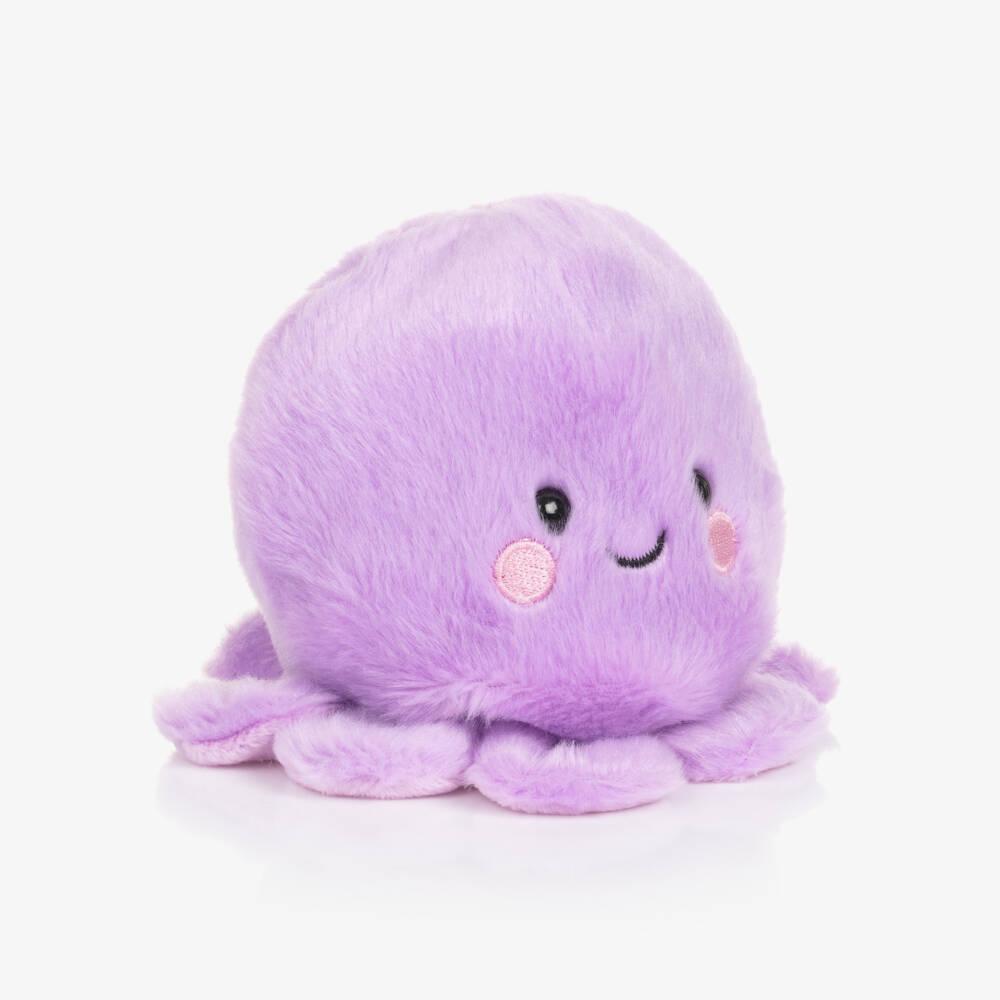 Aurora-Boys Plush Lavender Octopus Toy | Childrensalon Outlet