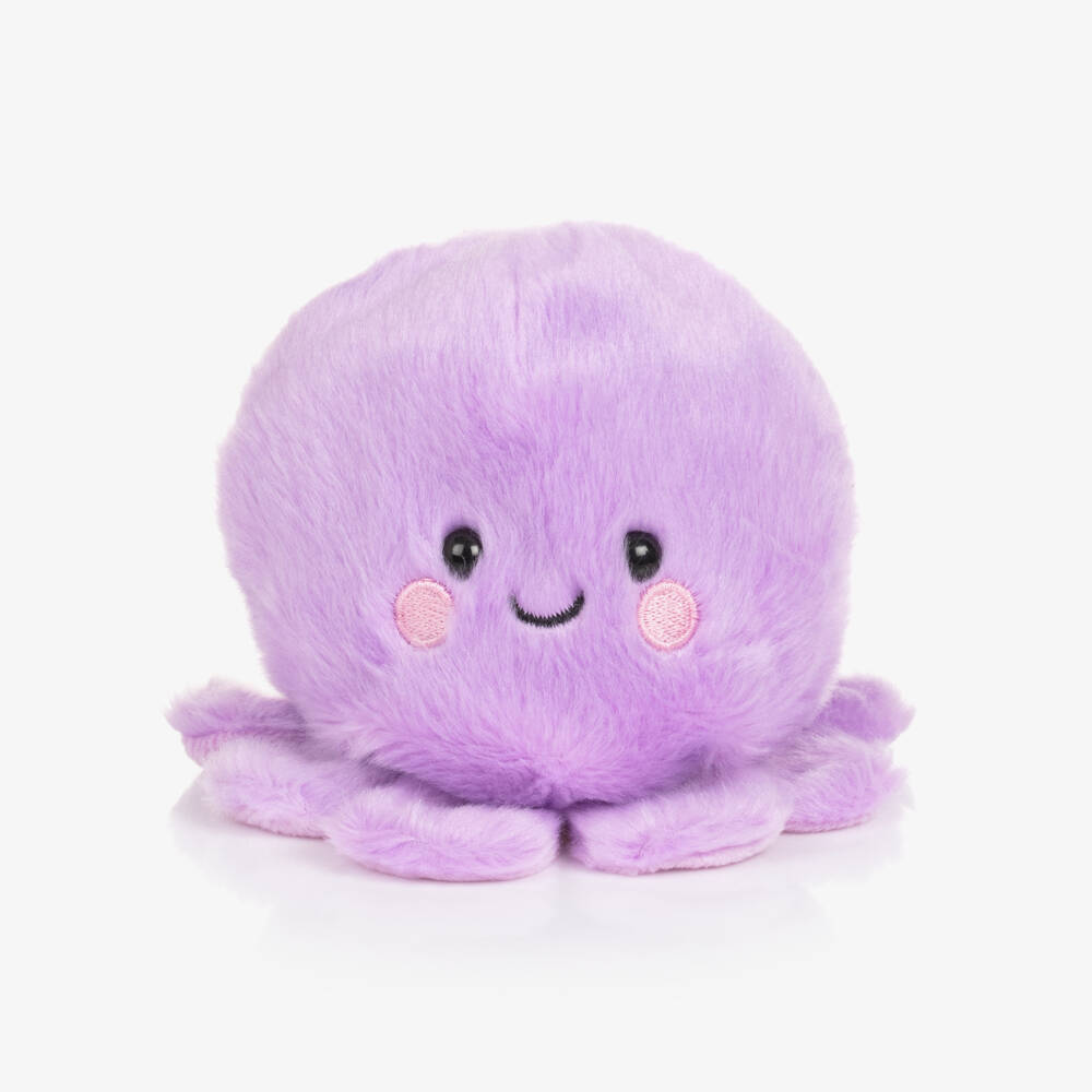 Aurora-Boys Plush Lavender Octopus Toy | Childrensalon Outlet