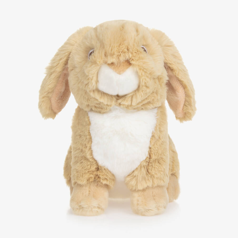 Aurora-Boys Snuggly Tan Plush Bunny | Childrensalon Outlet