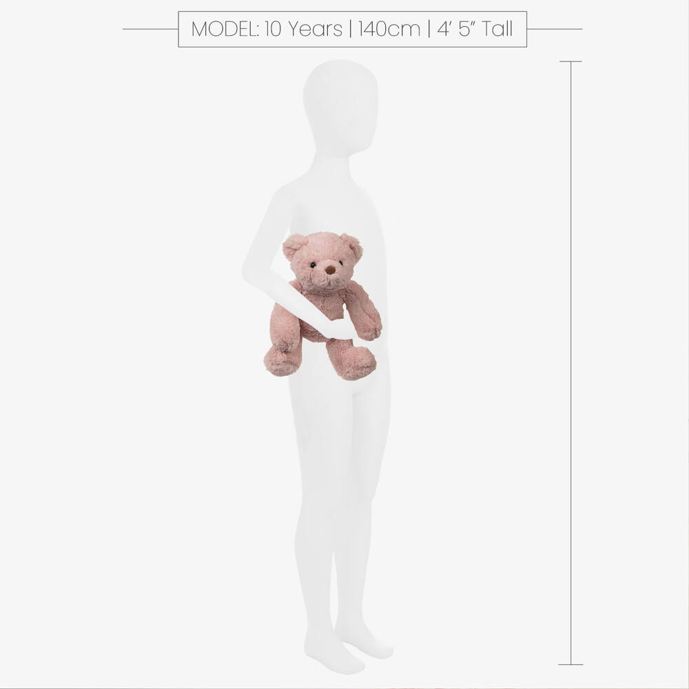 Aurora-Girls' Dusty Pink Soft Cuddle Bear | Childrensalon Outlet