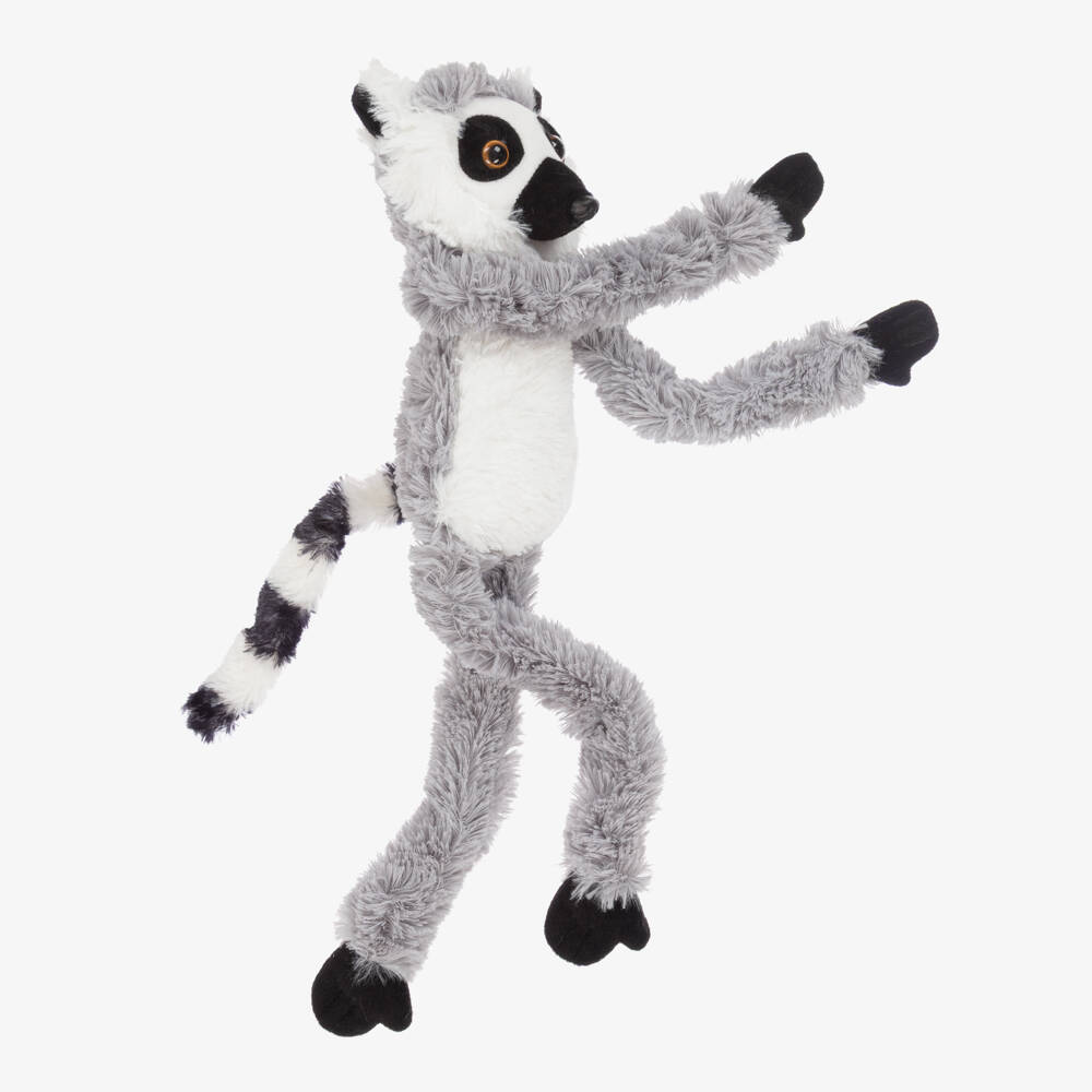 Aurora-Grey Hanging Lemur Toy (48cm) | Childrensalon Outlet