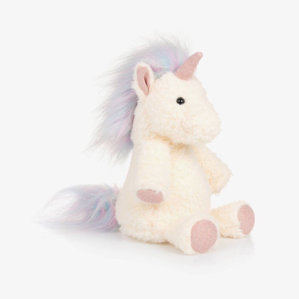 Aurora-Ivory Unicorn Soft Toy (25cm) | Childrensalon Outlet