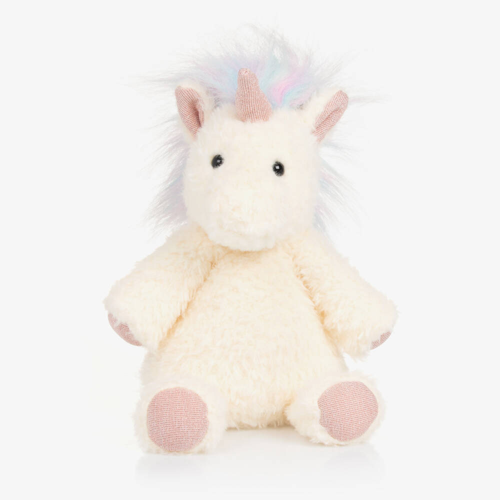 Aurora-Ivory Unicorn Soft Toy (25cm) | Childrensalon Outlet